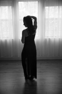 woman silhouette photography