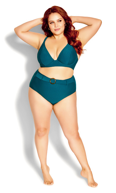 curvy swim suit