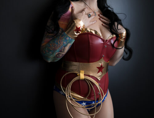 Wonder Woman Boudoir Session | Sonoma County